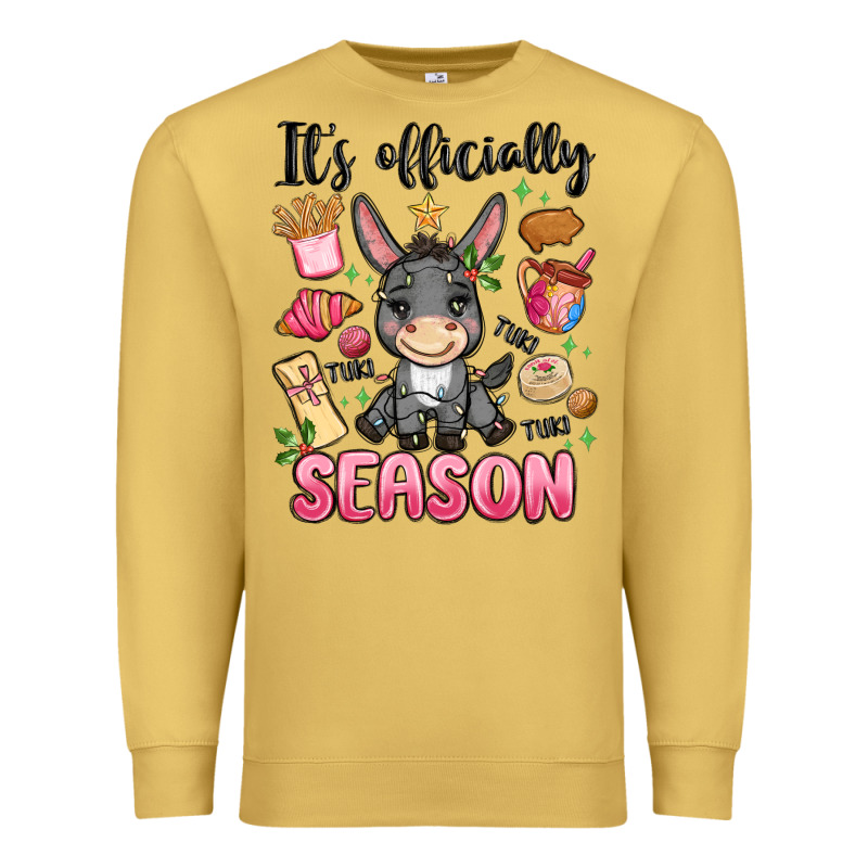 Its Officially Season Premium Sweatshirt by MaliasSmallBusiness | Teevron