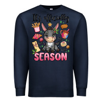 Navy its officially season Premium Sweatshirt - MaliasSmallBusiness