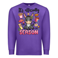 Purple its officially season Premium Sweatshirt - MaliasSmallBusiness