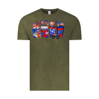 4th Of July Coffee Drinks Vintage Tee | Teevron