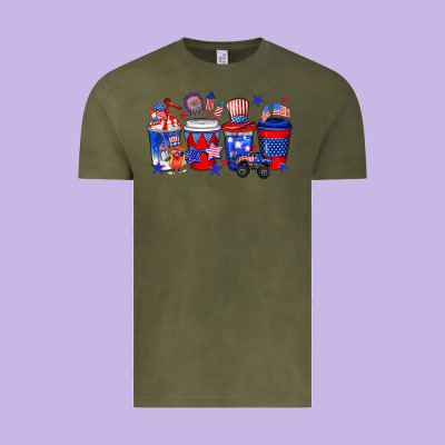 4th Of July Coffee Drinks Vintage Tee Designed By Neo Western