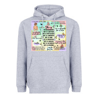 Heather Grey self love Heavyweight Hoodie - MaliasSmallBusiness