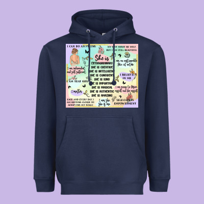 Self Love Heavyweight Hoodie Designed By Maliassmallbusiness