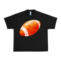Black american football  pigskin  gridiron football Urban Heavy Tee - FaDigitalArtStudio