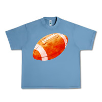 Pebble Blue american football  pigskin  gridiron football Urban Heavy Tee - FaDigitalArtStudio