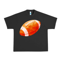 Pigment Black american football  pigskin  gridiron football Urban Heavy Tee - FaDigitalArtStudio