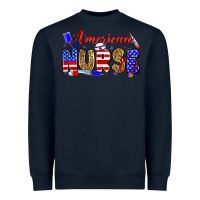 Navy American nurse Heavyweight Sweatshirt - Zillion Design Studio