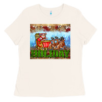 Bone holiday and santa. claus Ladies Tee - AdoDesignShop