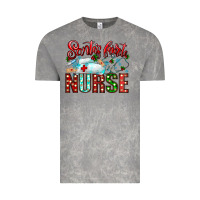 Cloud Rock santa is favorite nurse Vintage Tee - CowhideDigitalArt