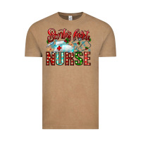Vintage Coffee santa is favorite nurse Vintage Tee - CowhideDigitalArt