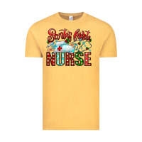 Vintage Mustard santa is favorite nurse Vintage Tee - CowhideDigitalArt