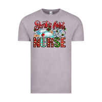 Vintage Zinc santa is favorite nurse Vintage Tee - CowhideDigitalArt