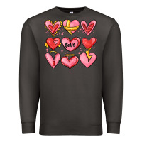 Smoke sketch hearts Premium Sweatshirt - MaliasSmallBusiness