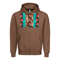 Chestnut ladybug brushstrokes  2 Zipper Hoodie - BarkalooDesign