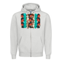 Dove Grey ladybug brushstrokes  2 Zipper Hoodie - BarkalooDesign