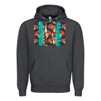 Smoke ladybug brushstrokes  2 Zipper Hoodie - BarkalooDesign
