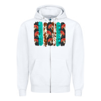 White ladybug brushstrokes  2 Zipper Hoodie - BarkalooDesign