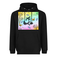 Black just breathe Heavyweight Hoodie - MaliasSmallBusiness