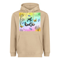 Mushroom just breathe Heavyweight Hoodie - MaliasSmallBusiness