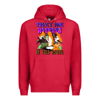 Cardinal there's some horrors in this house Premium Hoodie - LillyAllenDesigns