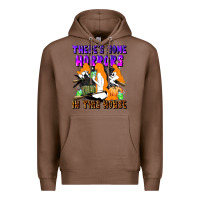 Chestnut there's some horrors in this house Premium Hoodie - LillyAllenDesigns