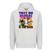 Dove Grey there's some horrors in this house Premium Hoodie - LillyAllenDesigns