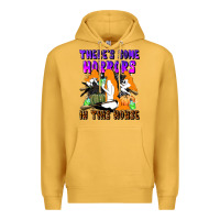 Mustard there's some horrors in this house Premium Hoodie - LillyAllenDesigns