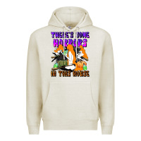 Oatmeal Heather there's some horrors in this house Premium Hoodie - LillyAllenDesigns