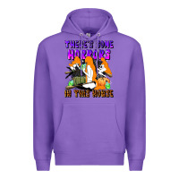 Purple there's some horrors in this house Premium Hoodie - LillyAllenDesigns