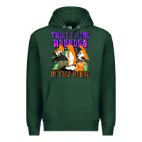 Sports Green there's some horrors in this house Premium Hoodie - LillyAllenDesigns