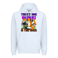 White there's some horrors in this house Premium Hoodie - LillyAllenDesigns