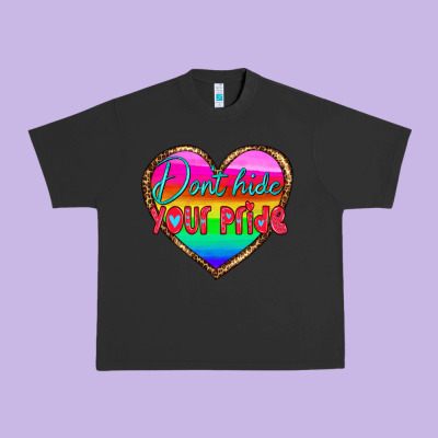Dont Hide Your Pride Urban Heavy Tee Designed By Hra Design Shop