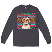 Smoke shih tzu floral tumbler Long Sleeve Tee - JahusDesignShop