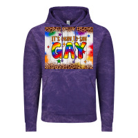 Cloud Purple it's okay to say gay tumbler Vintage Hoodie - JahusDesignShop