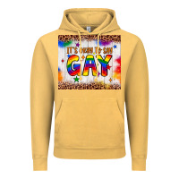 Vintage Mustard it's okay to say gay tumbler Vintage Hoodie - JahusDesignShop