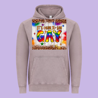 It's Okay To Say Gay Tumbler Vintage Hoodie Designed By Jahusdesignshop
