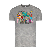 Cloud Rock Teachers Change The World Vintage Tee - CowhideDigitalArt