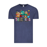Vintage Denim Teachers Change The World Vintage Tee - CowhideDigitalArt