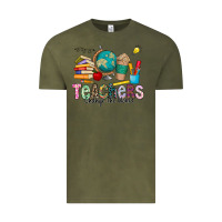 Vintage Olive Teachers Change The World Vintage Tee - CowhideDigitalArt