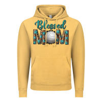 Vintage Mustard western blessed mom with volleyball Vintage Hoodie - texasbilliewilder