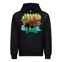 Black Mama bear summer Urban Hoodie - NancyCooperArtShop
