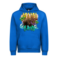 Cobalt Mama bear summer Urban Hoodie - NancyCooperArtShop