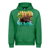 Emerald Mama bear summer Urban Hoodie - NancyCooperArtShop
