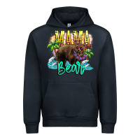 Navy Mama bear summer Urban Hoodie - NancyCooperArtShop