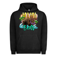 Pigment Black Mama bear summer Urban Hoodie - NancyCooperArtShop