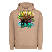 Pigment Burro Mama bear summer Urban Hoodie - NancyCooperArtShop