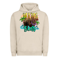 Pigment French Oak Mama bear summer Urban Hoodie - NancyCooperArtShop