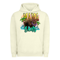 Pigment Pistachio Mama bear summer Urban Hoodie - NancyCooperArtShop