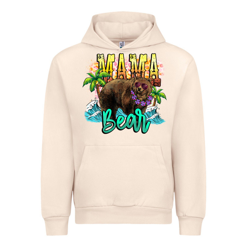 Mama Bear Summer Urban Hoodie by NancyCooperArtShop | Teevron