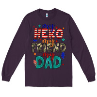 Plum my hero my friend my dad Long Sleeve Tee - JahusDesignShop